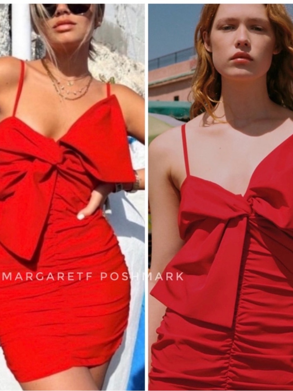 ZARA BNWT RUCH BOWL DRESS SZ MED